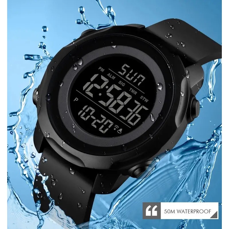 Годинник чоловічий спортивний Skmei 1540 Чорний