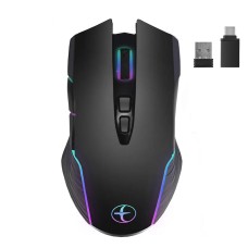 Миша бездротова безшумна ігрова iMICE 9D Discovery з акумулятором та підсвічуванням 2,4G