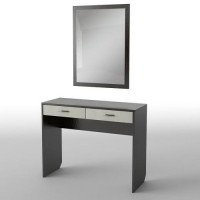 Туалетний столик Тиса Мебель БС-19 Венге Дуб молочний 75x40x100 см Туалетний столик Тиса Мебель БС-19 Венге Дуб молочний 75x40x100 см