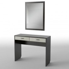 Туалетний столик Тиса Мебель БС-19 Венге Дуб молочний 75x40x100 см