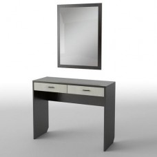 Туалетний столик Тиса Мебель БС-19 Венге Дуб молочний 75x40x100 см