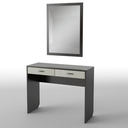 Туалетний столик Тиса Мебель БС-19 Венге Дуб молочний 75x40x100 см