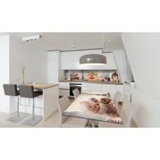 Наклейка вінілова на стіл Zatarga «Солодощі в Парижі 02» 650х1200 мм Z180365/1st