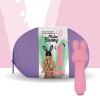 Мінівібратор FeelzToys Mister Bunny Pink з двома насадками в інтернет супермаркеті PbayMarket!