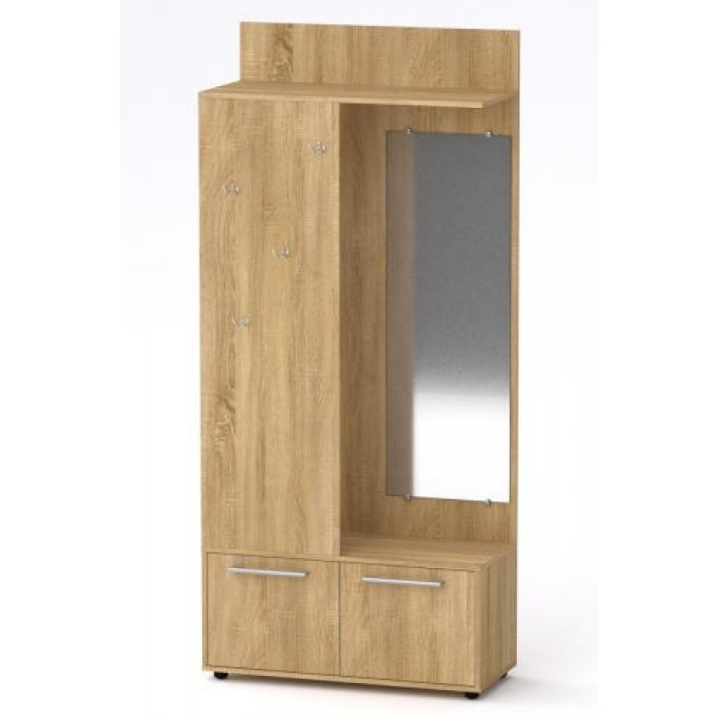 Передпокій з нішою Компанит Ірма 90х38х200 см Дуб сонома