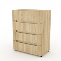 Комод для речей МС-7 Стиль Компанит Дуб сонома (New-125)