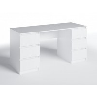 Стіл письмовий Меблева Площа СП-6 160х60х75 см Білий Стіл письмовий Меблева Площа СП-6 160х60х75 см Білий
