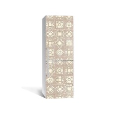 Наклейка на холодильник Zatarga «Пастельний азулежу» 650х2000 мм вінілова 3Д наклейка декор на кухню