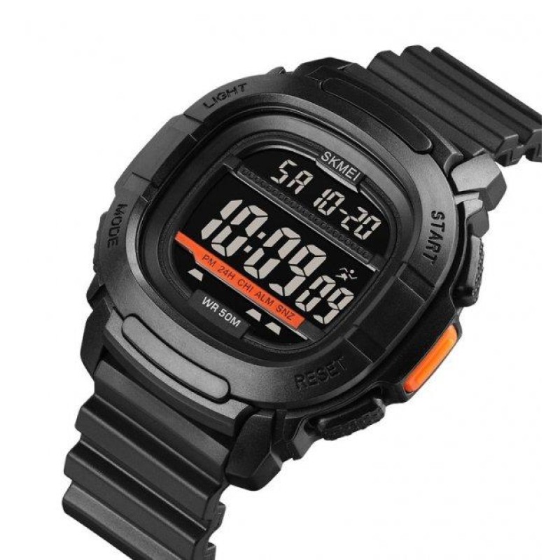 Чоловічий спортивний годинник Skmei 1657 Чорний