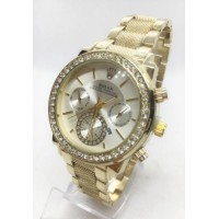 Наручний годинник жіночий Clockhouse Rolex Золотистий (IBW490YO)