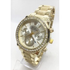 Наручний годинник жіночий Clockhouse Rolex Золотистий (IBW490YO)