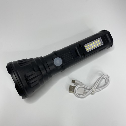 Фонарик ручний акумуляторний 3 режиму Zoom Voltronic JLP-2182A