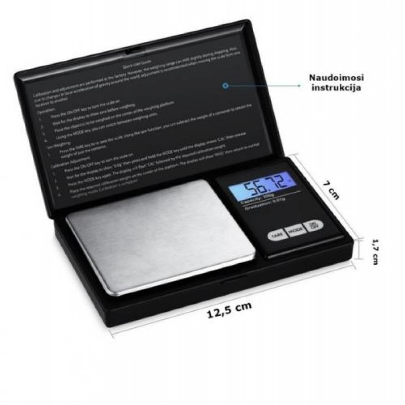 Ваги електронні кишенькові ACS 200 г (300756)