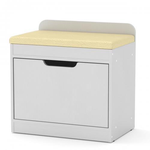 Тумба для взуття Компаніт ТО 8 Німфея альба (60х38х60 см) Тумба для взуття Компаніт ТО 8 Німфея альба (60х38х60 см)