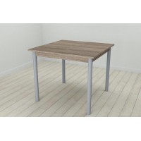 Стіл кухонний Ferrum-decor Агата 75x80x80 Сірий ДСП Сонома Трюфель 16мм (AGA0047)