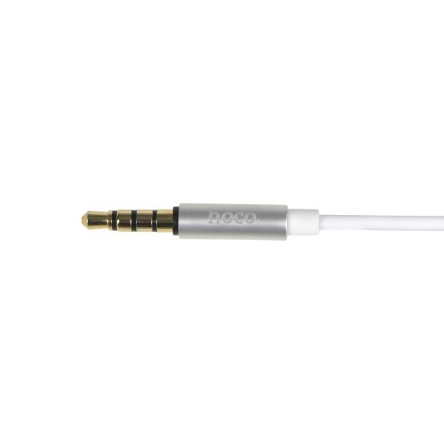 Дротові навушники Hoco 3.5 mm M90 вакуумні з мікрофоном 1.2 m Steel