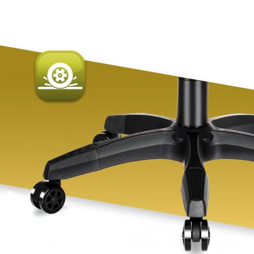 Комп'ютерне крісло Hell's HC-1007 Yellow Комп'ютерне крісло Hell's HC-1007 Yellow