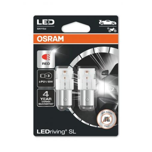 Комплект світлодіодних ламп Osram LEDriving SL 7528DRP-02b P21/5W 12V BAY15d Red в інтернет супермаркеті PbayMarket! Комплект світлодіодних ламп Osram LEDriving SL 7528DRP-02b P21/5W 12V BAY15d Red в інтернет супермаркеті PbayMarket!
