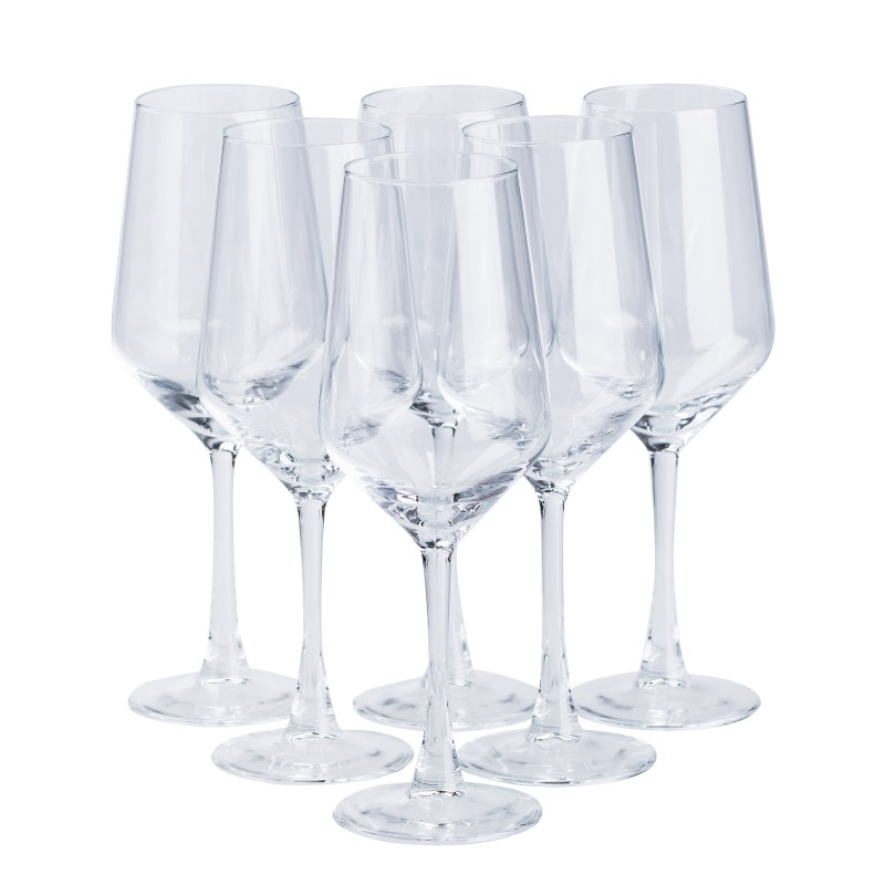 Набір келихів для вина TS Kitchen 6 штук по 400 мл (HP562)