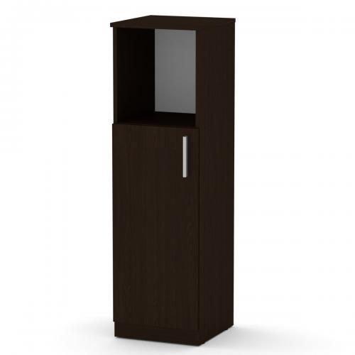 Шафа книжкова Компаніт КШ-16 36х37х120 см Венге темний Шафа книжкова Компаніт КШ-16 36х37х120 см Венге темний