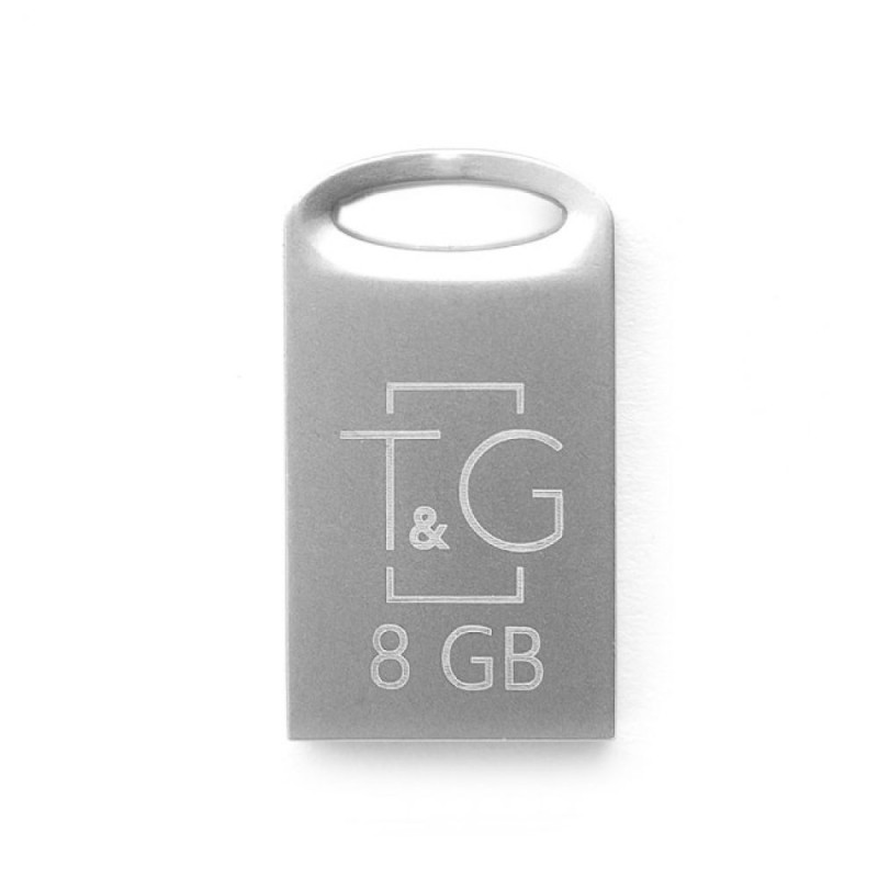 Флеш пам'ять T&G USB 2.0 8GB Metal 105 Steel