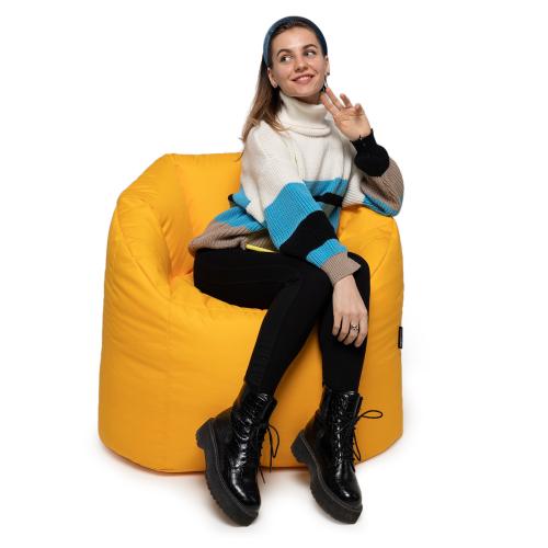 Крісло Мішок Міо Оксфорд 75х80 Студія Комфорту Жовтий Крісло Мішок Міо Оксфорд 75х80 Студія Комфорту Жовтий