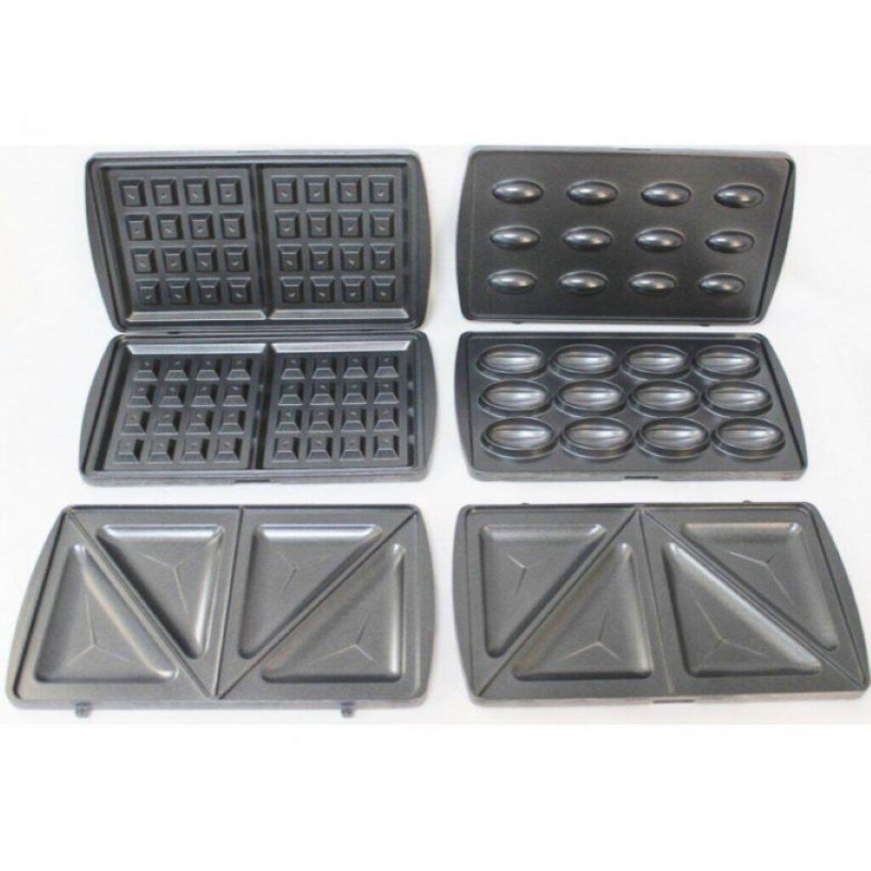 Мультимейкер 4 В 1 Crownberg Cb 1076 800 Вт Гриль Сендвічниця Вафельниця Орішниця