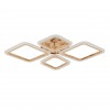 Стельова LED люстра Sunlight 5331/2+2 Gold