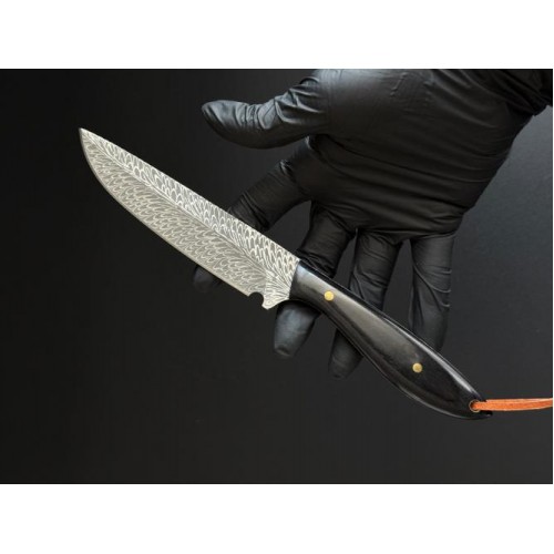 Ніж туристичний Gorillas BBQ 4615 21 см Чорний (KN1035) Ніж туристичний Gorillas BBQ 4615 21 см Чорний (KN1035)