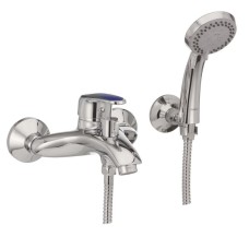 Змішувач для ванни Haiba MAGIC 009 із синьою ручкою (HB0697)