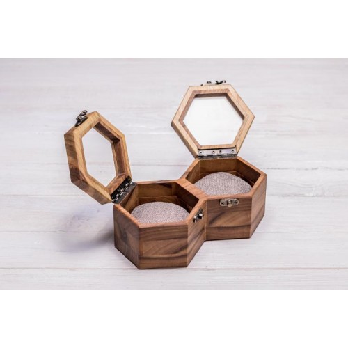 Коробочка-органайзер для зберігання наручних годинників ecoWalnut 7.8х18.8х10.9 см Коробочка-органайзер для зберігання наручних годинників ecoWalnut 7.8х18.8х10.9 см