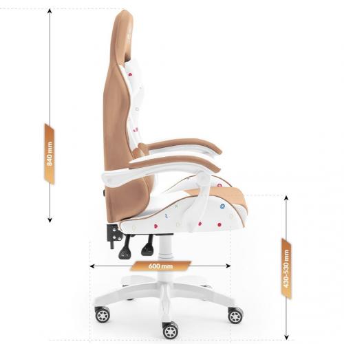 Комп'ютерне крісло Hell's Rainbow Beige