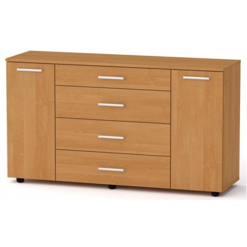 Комод 1-3-2 Компанит Вільха (130х38х73 см) Комод 1-3-2 Компанит Вільха (130х38х73 см)