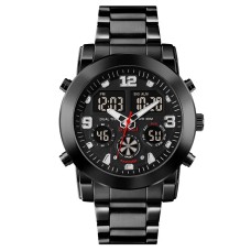 Чоловічий наручний класичний годинник Skmei 1642 Чорний