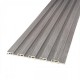 Декоративна рейка WPC стінова сіра 3000*150*9мм (D) SW-00001870 Sticker Wall