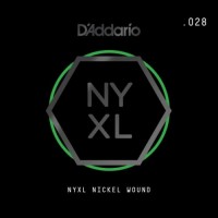 Струна D'Addario NYNW028 Nickel Wound Single String .028 Струна D'Addario NYNW028 Nickel Wound Single String .028
