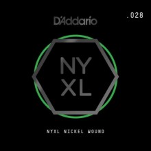 Струна D'Addario NYNW028 Nickel Wound Single String .028
