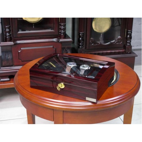 Скринька для зберігання годинників Salvadore WB/3034/EB 29,5х23,5х10 см Коричнево-чорний Скринька для зберігання годинників Salvadore WB/3034/EB 29,5х23,5х10 см Коричнево-чорний