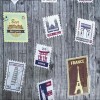 Самоклеюча 3D панель Sticker Wall Поштові марки 700х700х4мм