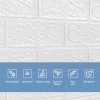 Панель стінова в рулоні 3D Sticker Wall 700х19600х2 мм Білий SW-00002277