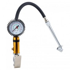 Пневмопістолет для підкачування коліс вантажних автомобілів MASTERTOOL з манометром 0-15 бар 81-8652