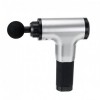 Портативний ручний м'язовий масажер для тіла Fascial Gun HG-320 Silver-Black (SMT179524381)