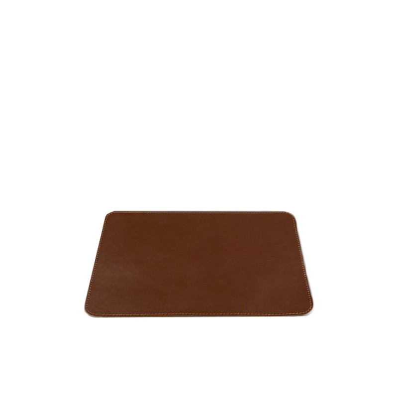 Килимок для мишки з натуральної шкіри 1.0 світло-коричневий краст BlankNote