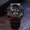Тактичний водостійкий кварцовий годинник Skmei Stalker black