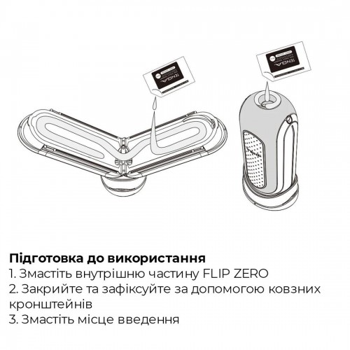 Вібромастурбатор Tenga Flip Zero Electronic Vibration White, змінна інтенсивність, розкладний в інтернет супермаркеті PbayMarket!