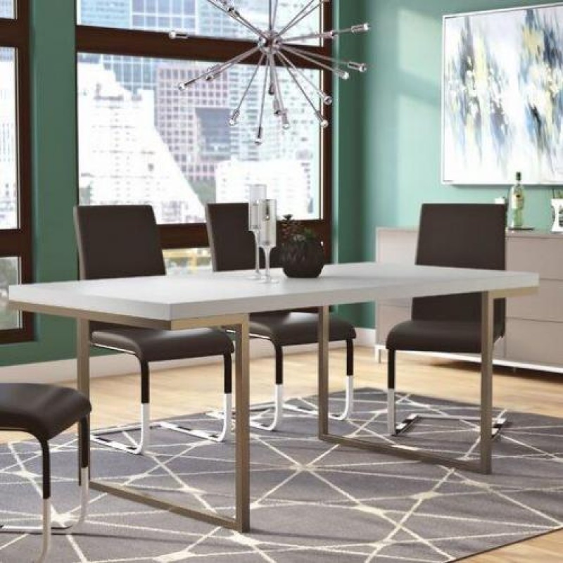 Обідній стіл у стилі Loft NS-1207 780x2020x800 мм Серый