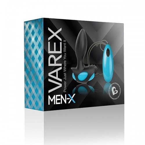 Анальна пробка з вібрацією Rocks Off Men-X - Varex Чорний (SO3004) в інтернет супермаркеті PbayMarket!