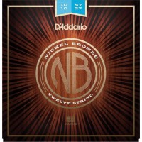 Струни для акустичної гітари D'Addario NB1047-12 Nickel Bronze Light Acoustic Guitar Strings 10/47 Струни для акустичної гітари D'Addario NB1047-12 Nickel Bronze Light Acoustic Guitar Strings 10/47
