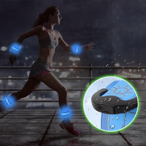 Світлодіодний LED браслет No Brand на руку AY-062 Blue USB акумуляторний Світлодіодний LED браслет No Brand на руку AY-062 Blue USB акумуляторний