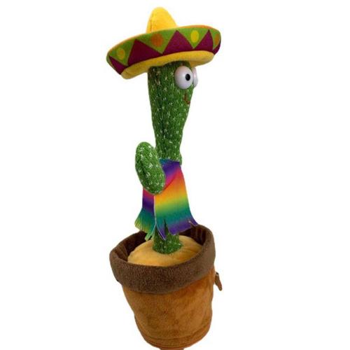 Танцюючий кактус-повторюшка Funny Toys Dancing Mexicano TikTok Cactus 31 см CPK 56683 Танцюючий кактус-повторюшка Funny Toys Dancing Mexicano TikTok Cactus 31 см CPK 56683